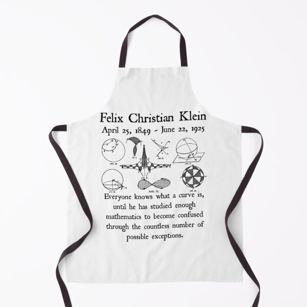 Item preview, Nerdy Vintage Felix Christian Klein Quote Math Teacher Black Text designed and sold by MathWare MathClips.