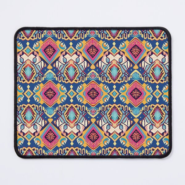 Item preview, Geometric Tribal Pattern in Blue and Pink designed and sold by DuckyRubin.