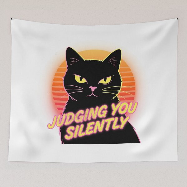 Item preview, Grunge Judging-Cat-Judging You Silently vaporwave designed and sold by w66aboo.