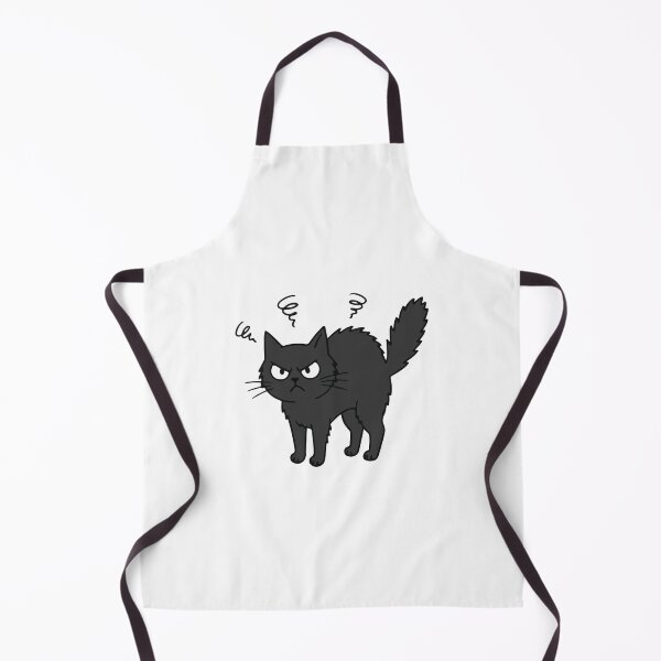 Item preview, Angry Black Cat Hissing Funny Grumpy Mood designed and sold by 6im0.