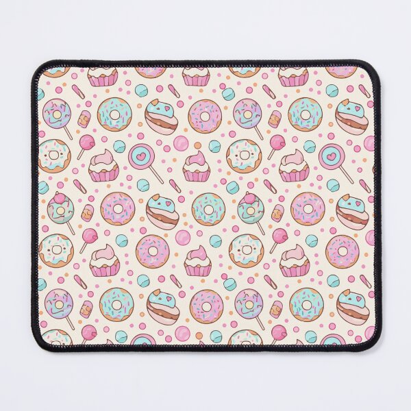 Item preview, Cute Donuts & Cupcakes Seamless Pattern – Pastel Kawaii Desserts designed and sold by Mizzey Meerkat.