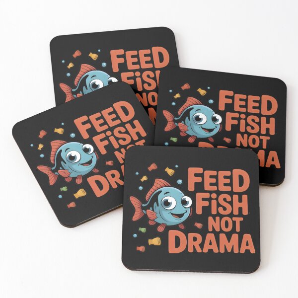 Item preview, Funny Aquarium T-Shirt – Feed Fish Not Drama – Peaceful Fish Keeper designed and sold by TankTherapyArt.
