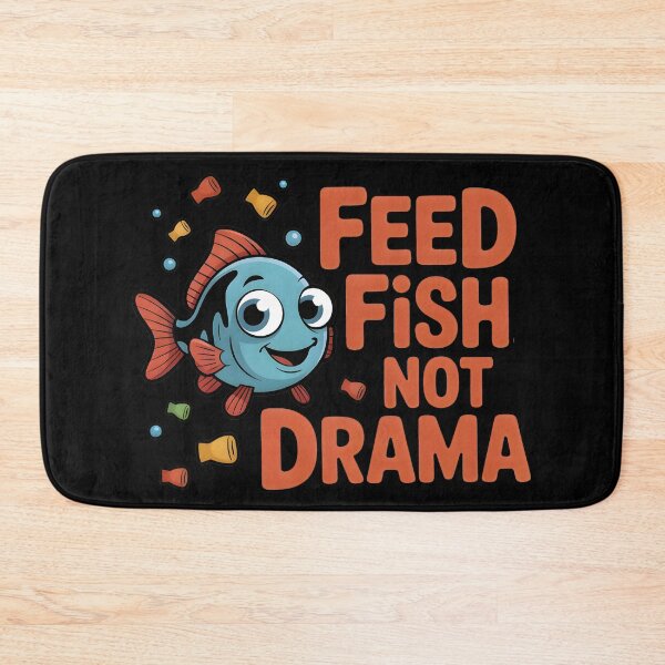 Item preview, Funny Aquarium T-Shirt – Feed Fish Not Drama – Peaceful Fish Keeper designed and sold by TankTherapyArt.
