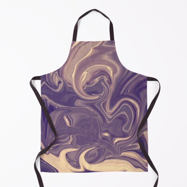 Artikelvorschau, Silken Swirl – Abstrakter Fluss in Violett und Creme entworfen und verkauft von Catfcreations.