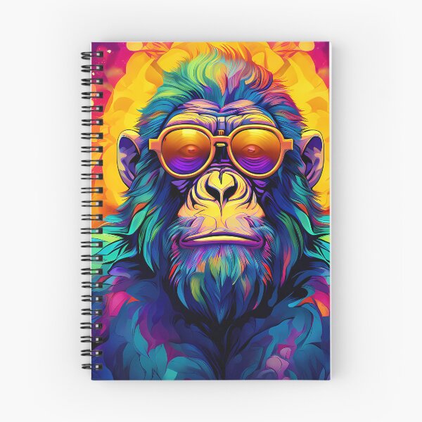 Item preview, Monkey with sunglasses in pop art style designed and sold by Mianku | Für das Leben.
