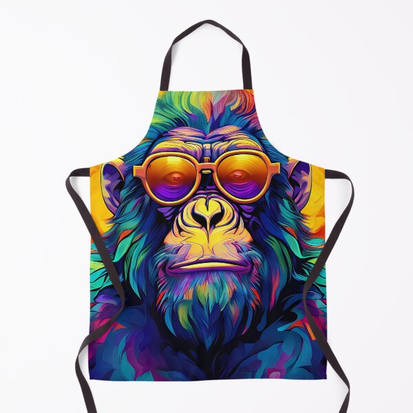 Item preview, Monkey with sunglasses in pop art style designed and sold by Mianku | Für das Leben.