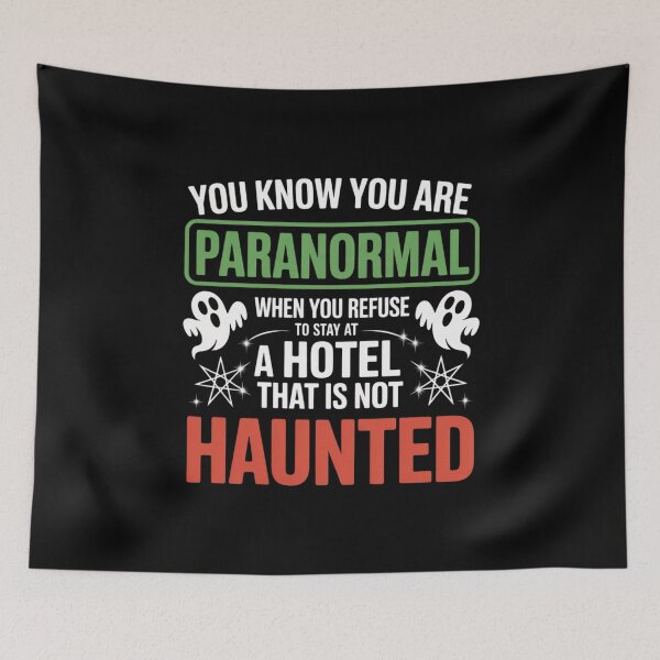 Item preview, Ghost Hunting Paranormal Investigator Quote  designed and sold by PowAcademy.
