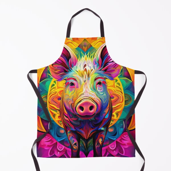 Item preview, Colorful pig in mandala style designed and sold by Mianku | Für das Leben.