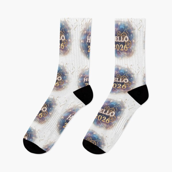Item preview, Hello 2026: Celestial Steampunk Galaxy Art designed and sold by Mido-artister.
