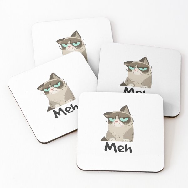 Item preview, Meh Grumpy Cat Meme designed and sold by Next-level-arts.