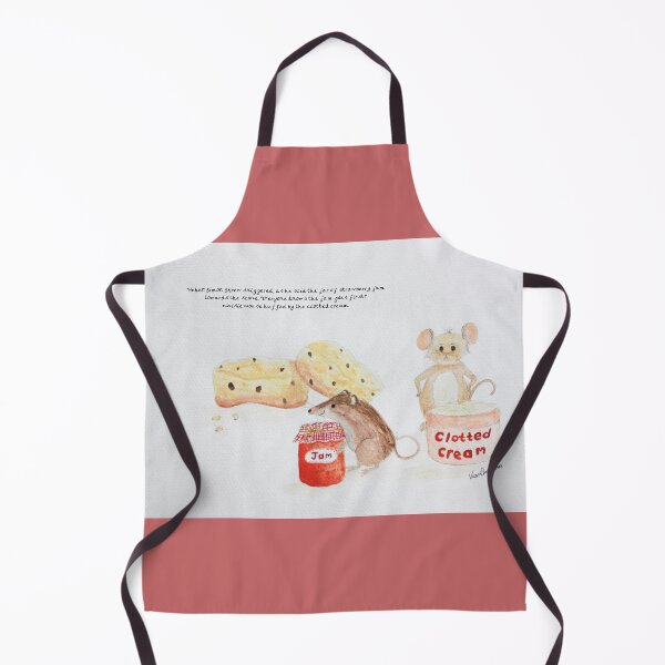 Item preview, Watercolour Print of Cream Tea Debate designed and sold by Victoria Careford White.