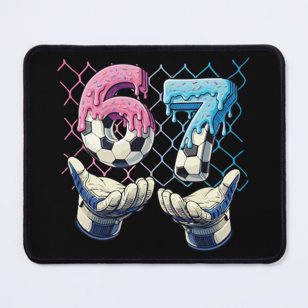 Item preview, 67 Soccer Six Seven Meme Kids Football Coach School Funny Ice Cream Drip designed and sold by wtfbba.