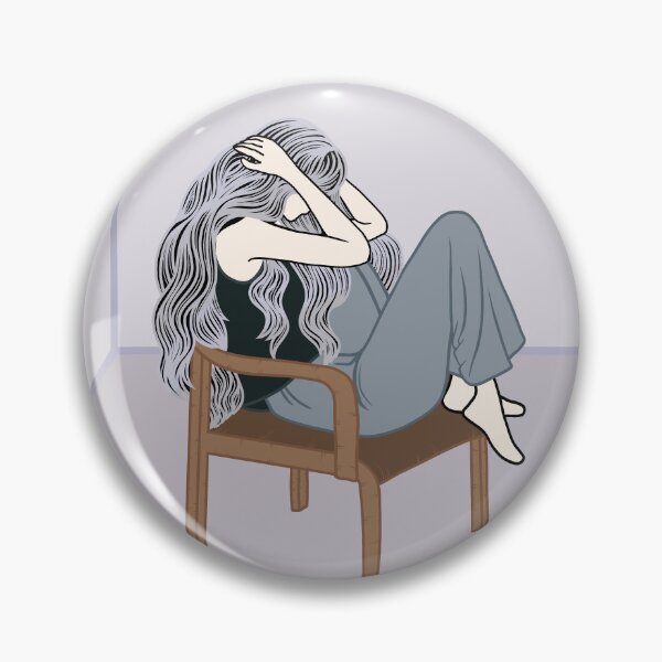 Item preview, A Contemplative Young Woman designed and sold by salinsiree.