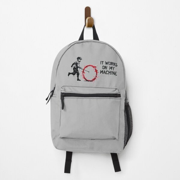 Item preview, IT WORKS ON MY MACHINE - Street Art Stencil designed and sold by Slawooo.