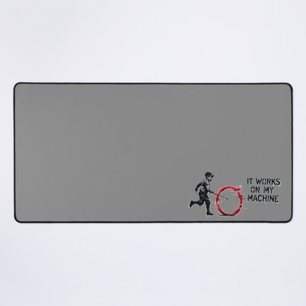 Item preview, IT WORKS ON MY MACHINE - Street Art Stencil designed and sold by Slawooo.