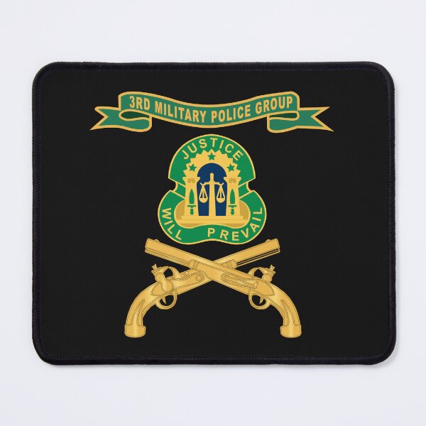 Item preview, Army - 3rd Military Police Group w Ribbon - Br X 300 designed and sold by Military Insignia Products.