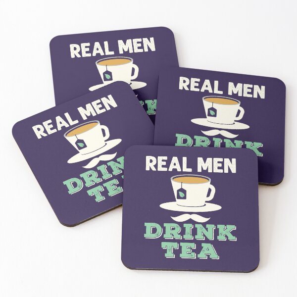 Item preview, Real Men Drink Tea  designed and sold by jaygo.