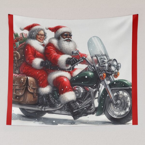 Item preview, Biking Santa designed and sold by Jonnybonnie.