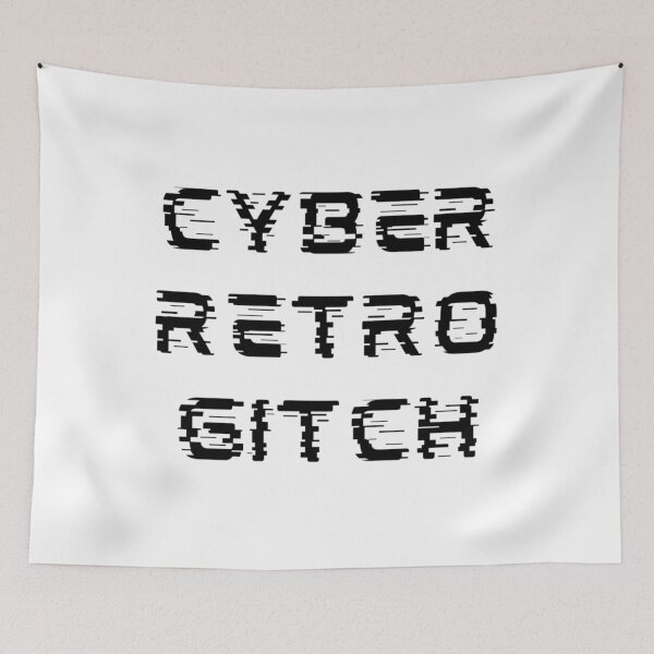 Item preview, Cyber Retro Glitch – Futuristic Tech Typography designed and sold by TorqueThread.