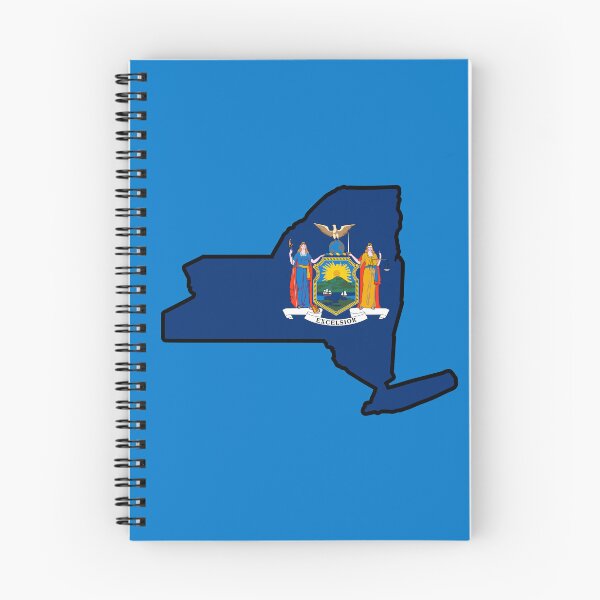 Item preview, State Flag Map of NEW YORK designed and sold by HFYD.