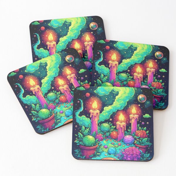 Item preview, Fantasy candle light with cosmic elements designed and sold by Mianku | Für das Leben.