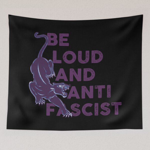 Item preview, Be loud and antifascist designed and sold by remerasnerdas.