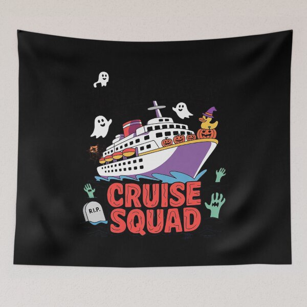 Item preview, Halloween Cruise Squad Rubber Duck Hunting Ship Boating Trip  designed and sold by PowAcademy.