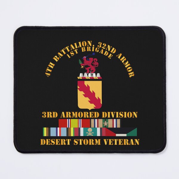 Item preview, Army - 4th Bn, 32nd Armor - 3rd Armored Divi - Desert Storm Veteran designed and sold by Military Insignia Products.