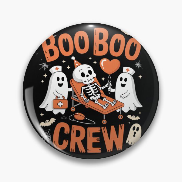 Item preview, Halloween Nurse Boo Boo Crew Ghost Doctor Paramedic designed and sold by PowAcademy.