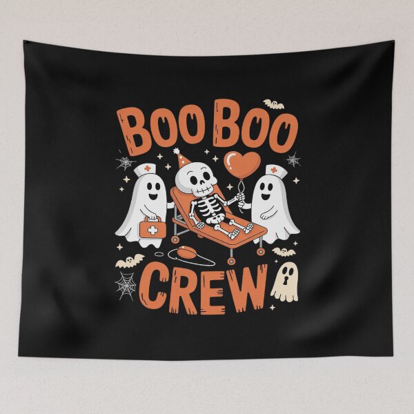 Item preview, Halloween Nurse Boo Boo Crew Ghost Doctor Paramedic designed and sold by PowAcademy.