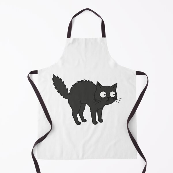 Item preview, Funny Scared Black Cat Arched Back Spooky Halloween Mood designed and sold by 6im0.