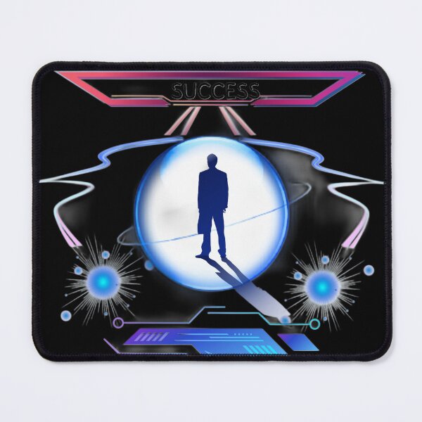 Item preview, Modern Tech Success Motivational Mouse Pad | Premium Professional Gaming & Office Pad designed and sold by Pixel Craft Print.