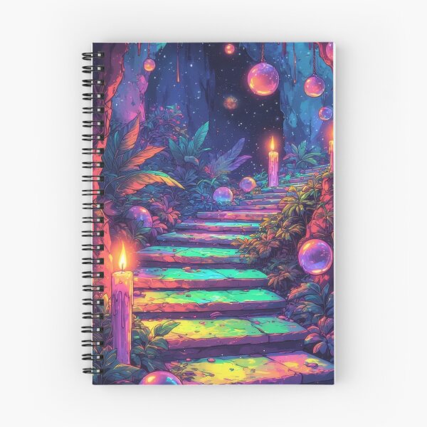 Item preview, Illuminated staircase in the mystical garden designed and sold by Mianku | Für das Leben.