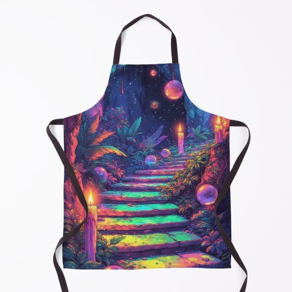Item preview, Illuminated staircase in the mystical garden designed and sold by Mianku | Für das Leben.