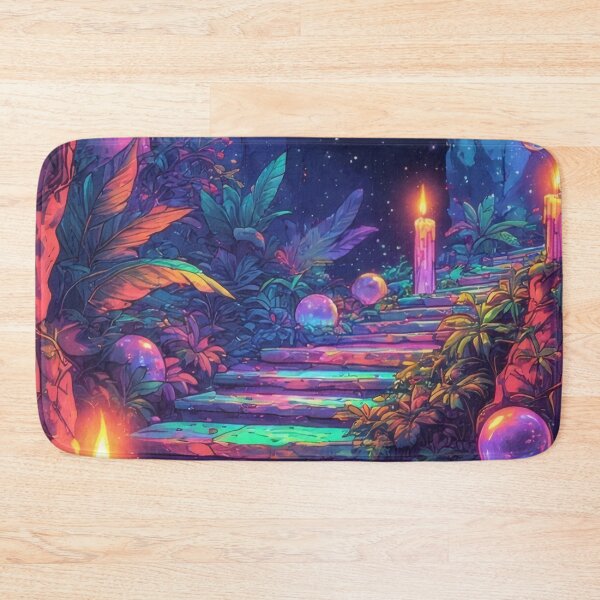 Item preview, Illuminated staircase in the mystical garden designed and sold by Mianku | Für das Leben.
