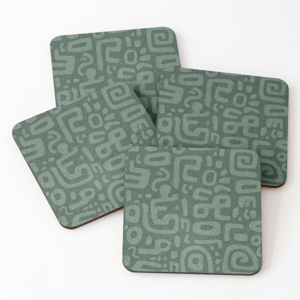Item preview,  Playful Abstract Tribal Symbols Seamless Pattern designed and sold by SylvieVibes.
