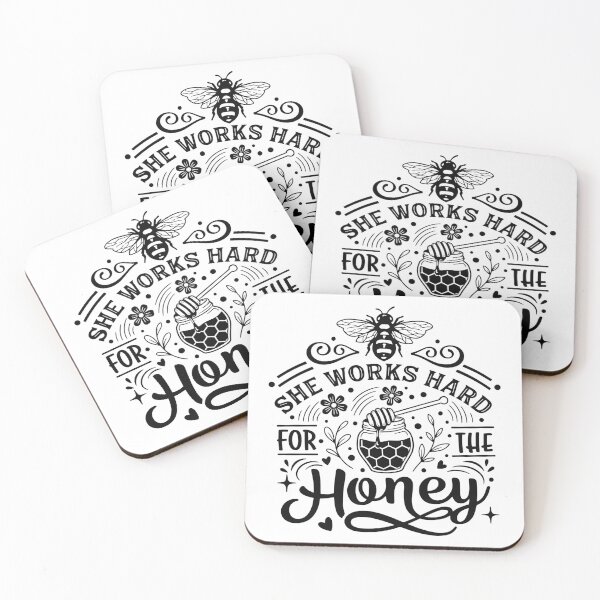 Item preview, She Works Hard For the Honey: Beekeeper Shirt, Beekeeping Shirt, Honey Lover T-Shirt, Honey Bee Shirt, Bee Lover Tee designed and sold by Merchall  store.