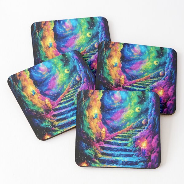 Item preview, Galactic Stairway to the Illuminated Sky designed and sold by Mianku | Für das Leben.