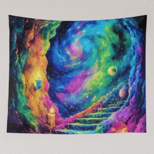 Item preview, Galactic Stairway to the Illuminated Sky designed and sold by Mianku | Für das Leben.