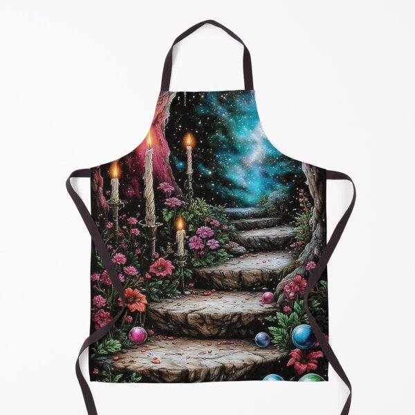 Item preview, Romantic stone staircase leading to the starry sky designed and sold by Mianku | Für das Leben.