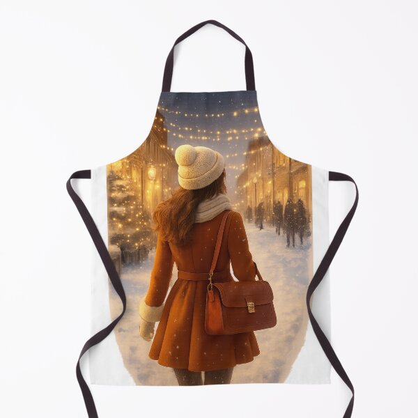 Item preview, Winter Glow on Festive Street designed and sold by MIArt Studio.