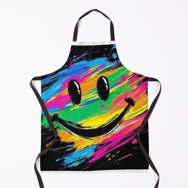 Item preview, Expressive Rainbow Smiley Artwork designed and sold by NivyasArtistry.