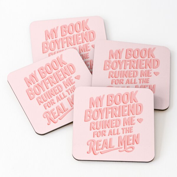 Item preview, My Book Boyfriend Ruined Me For Real Men designed and sold by Lichtisign.