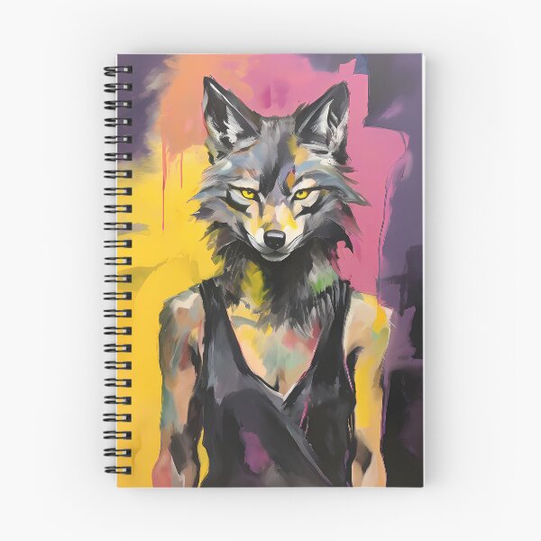 Item preview, Human body with wolf's head portrait designed and sold by Mianku | Für das Leben.