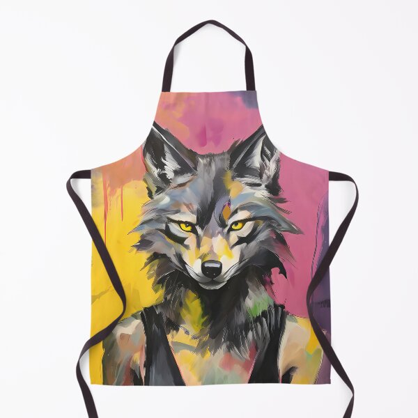 Item preview, Human body with wolf's head portrait designed and sold by Mianku | Für das Leben.