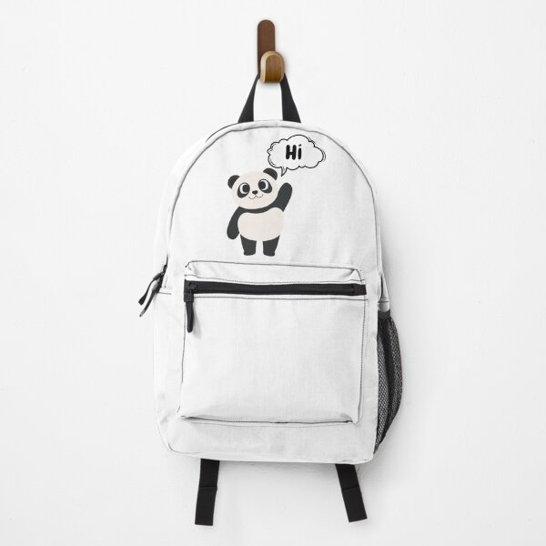 Item preview, Cute Panda Saying Hi – Minimal Cartoon Illustration designed and sold by TorqueThread.