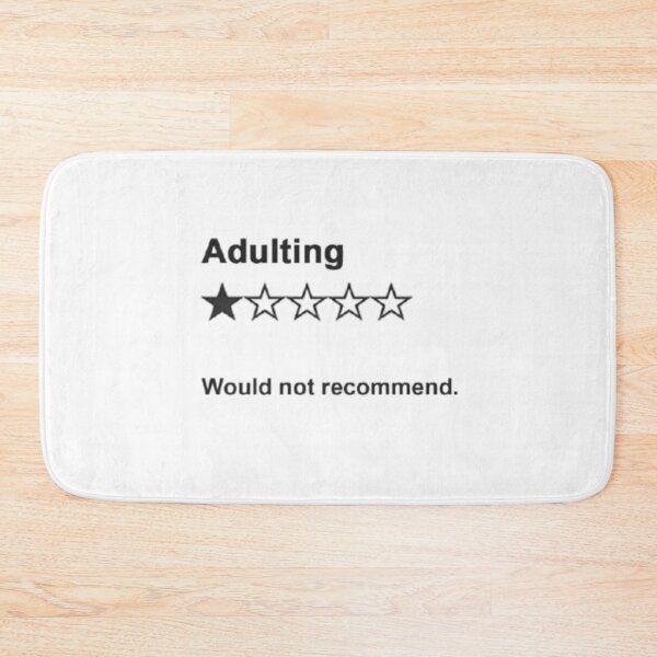 Item preview, Adulting: 1 Star, Would Not Recommend designed and sold by GenZINISH.