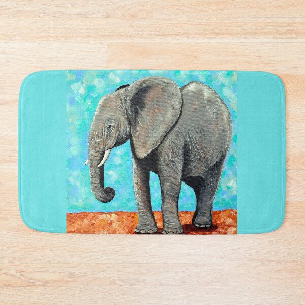 Item preview, Big Baby Elephant Painting designed and sold by Art by Kirsten Sneath.