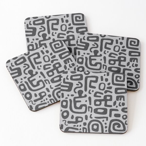 Item preview,  Playful Abstract Tribal Symbols Seamless Pattern designed and sold by SylvieVibes.