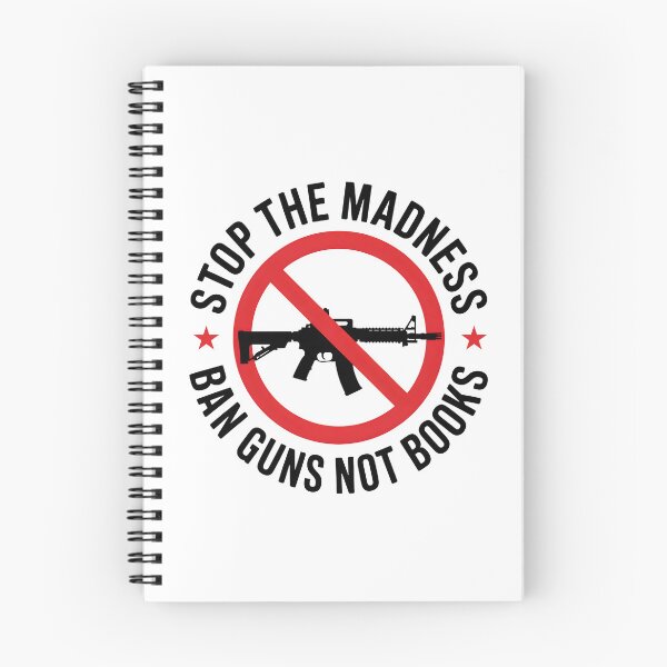 Item preview, Ban Guns Not Books designed and sold by BuxomBabe21.